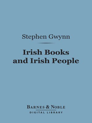 cover image of Irish Books and Irish People (Barnes & Noble Digital Library)